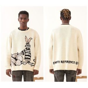 Empty Reference | Sweaters | Empty Reference Mens Prison Break Bugs Bunny  Cashmere Rabbit Hair Sweater L | Poshmark